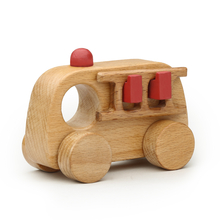 اسباب بازی چوبی مدل ماشین آتش نشانی مهرسام راش